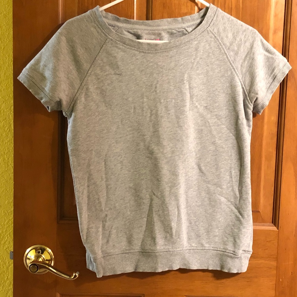 Gray sweater T-shirt
